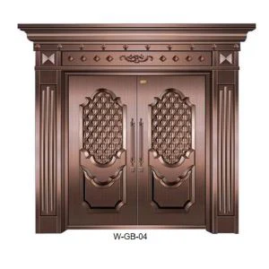 Villa Double Steel Cooper Door met Doorhead